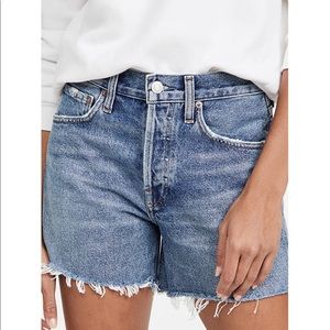 Agolde Parker long loose vintage shorts